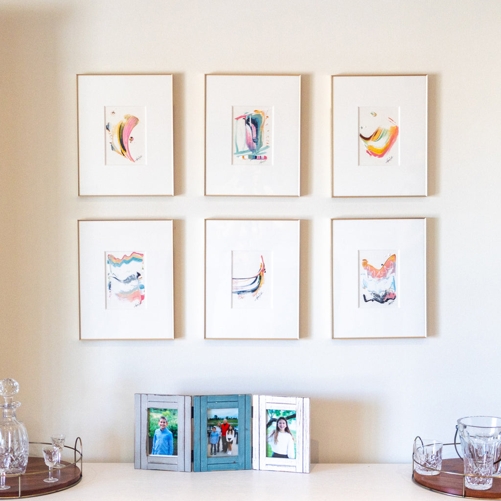 "Joyful Connections" Custom Curated 6 Piece Gallery Wall