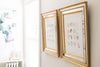 "Bright Spots 5 and 6" Original Art in Mirrored Antique Frames