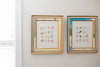 "Bright Spots 5 and 6" Original Art in Mirrored Antique Frames