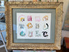 "Bright Spots 10" Original Art in Antique Parisian Frame